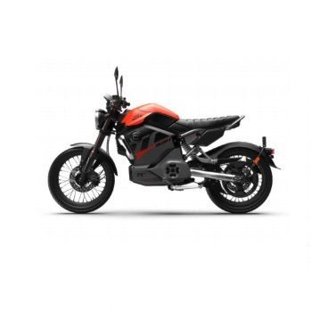 Электромотоцикл Super Soco TC Max (Спицованные диски) Оранжево-черный