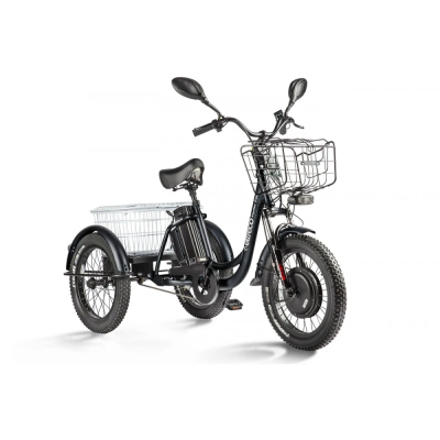 Трицикл Eltreco Porter Fat 500 UP! Черный