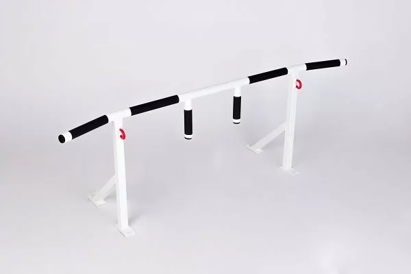 Турник навесной для шведской стенки белый