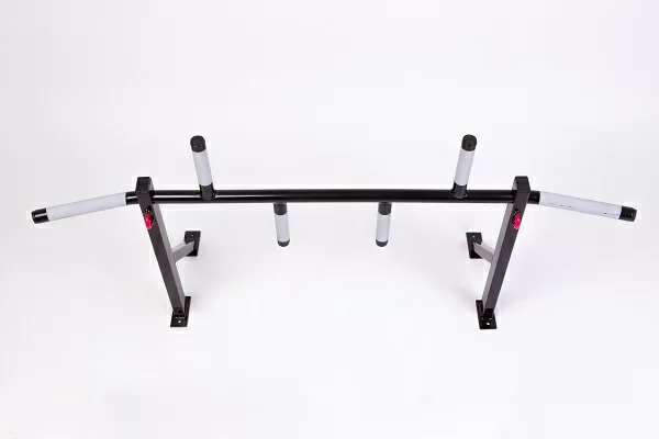 Турник настенный улучшенный с 4 хватами чёрный