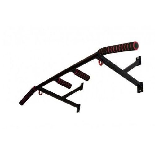 Турник настенный с 3 хватами чёрный