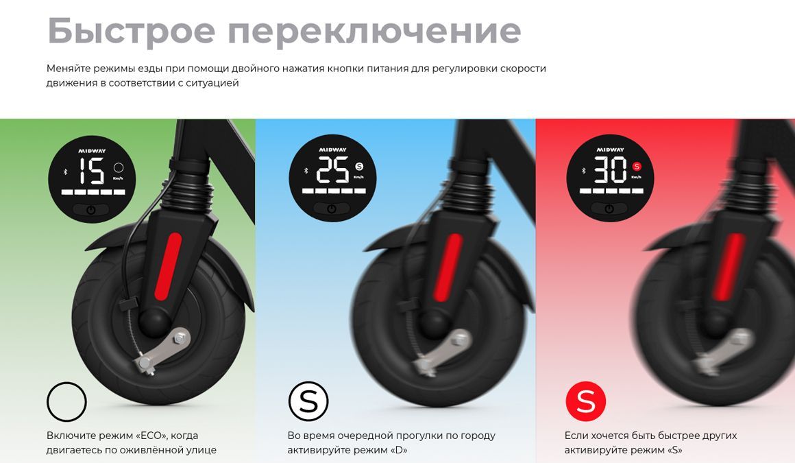 Преимущества MIDWAY i-One Преимущества MIDWAY i-One