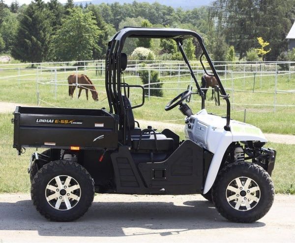 UTV GreenCamel Linhai LH50DU 48Ah (4kW AC, R12 литые) LUX белый