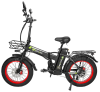 Электровелосипед SYCCYBA H1 (F10) DUAL 20AH красный
